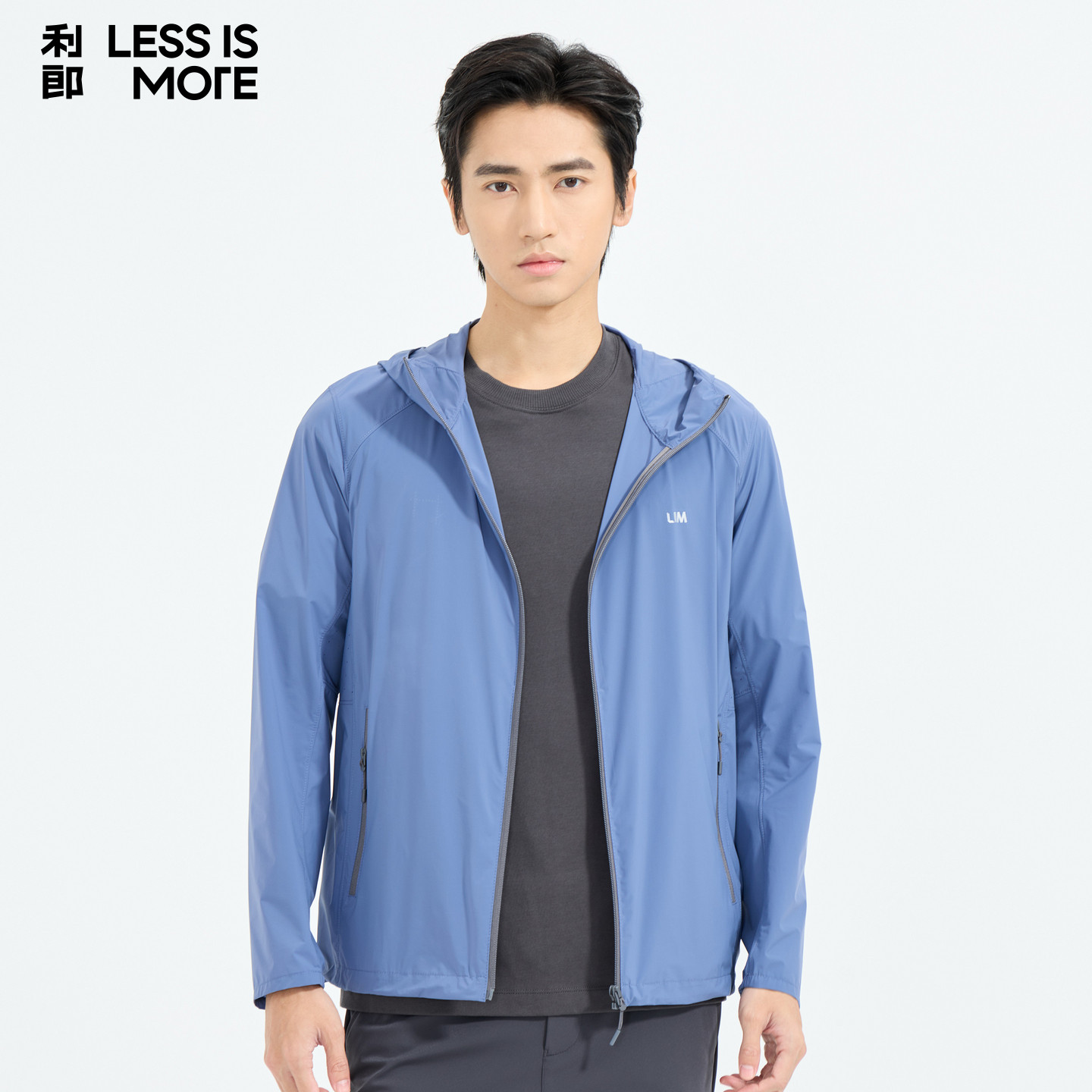【商场同款】利郎奥莱空调服2026年夏季新款时尚连帽夹克外套男士