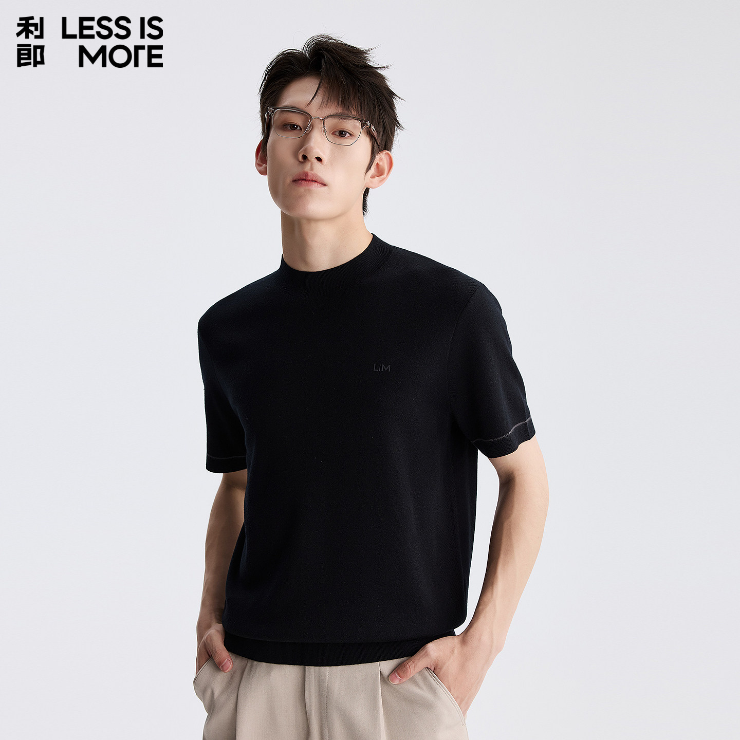 【羊绒桑蚕丝】利郎奥莱毛衣2025冬季新款休闲时尚保暖针织毛衫男