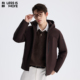 时尚 新款 利郎奥莱羽绒服2025冬季 休闲保暖抗寒外套 不对称拉链