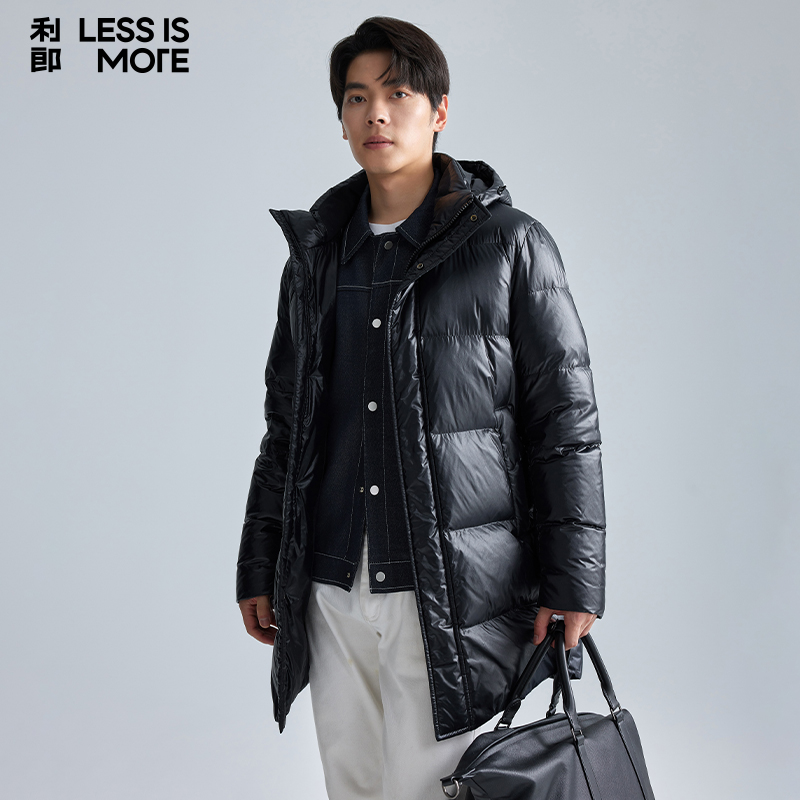 利郎LESSISMORE青年商务羽绒服