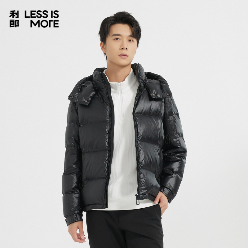 【商场同款】利郎奥莱羽绒服2025冬季新款保暖抗寒外套男Q4DRF202