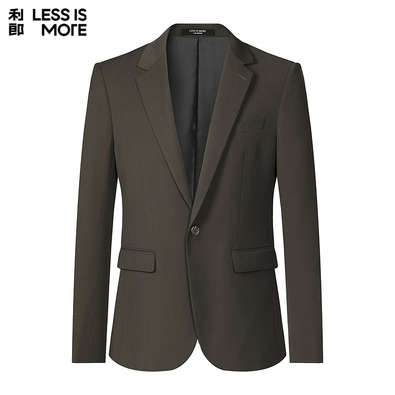 利郎LESSISMORE青年商务西服