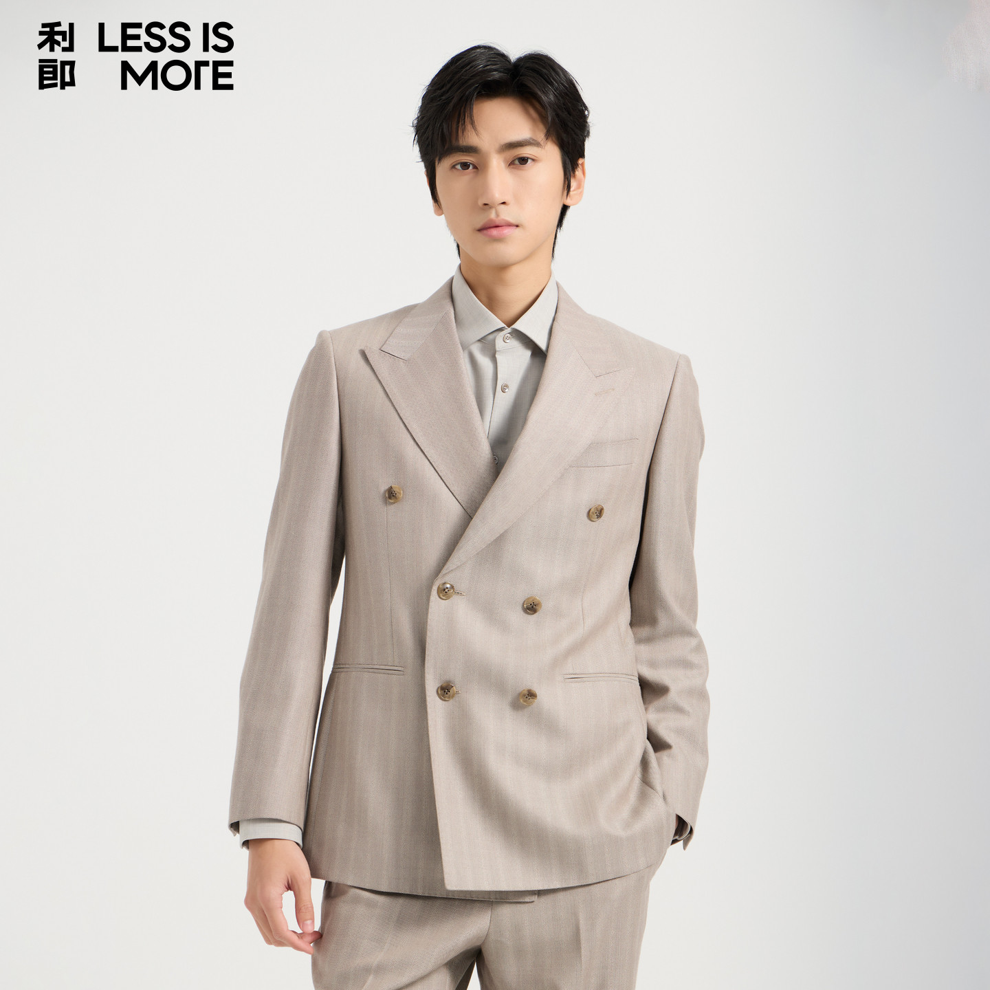 【商场同款】利郎奥莱西服套装2026秋季新款两件套时尚修身西装男