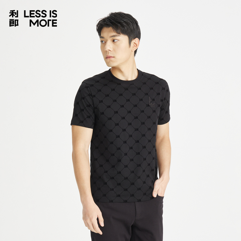 【商场同款】利郎青年商务短袖t恤男2025夏轻薄透气上衣Q4XTX602