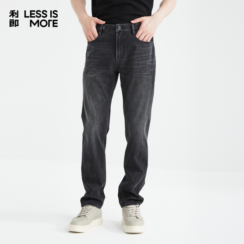 【商场同款】利郎奥莱牛仔裤男2025冬新款时尚通勤百搭裤A4DNZ944