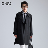 商务休闲弹力风衣外套男士 新款 舒适亲肤 利郎奥莱风衣2026春季