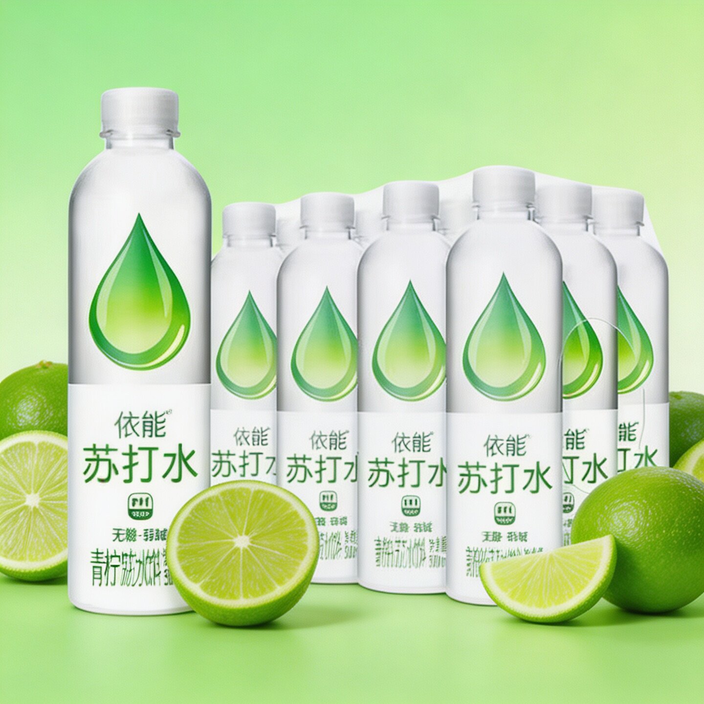 依能苏打水整箱24瓶500ml
