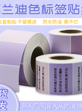 五防可移除热敏标签贴纸彩色防水贴纸三防合成热敏不干胶打印纸莫兰迪可标记纸标签纸不留胶分类标记索引贴纸