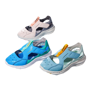 ASICS/亚瑟士童鞋2024夏季新款男女儿童透气方便穿脱运动沙滩凉鞋