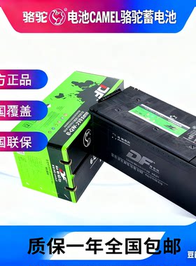 80AH骆驼DF蓄电池12v免维护电瓶