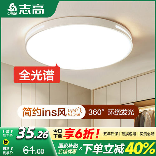 志高今日特价全光谱护眼吸顶灯