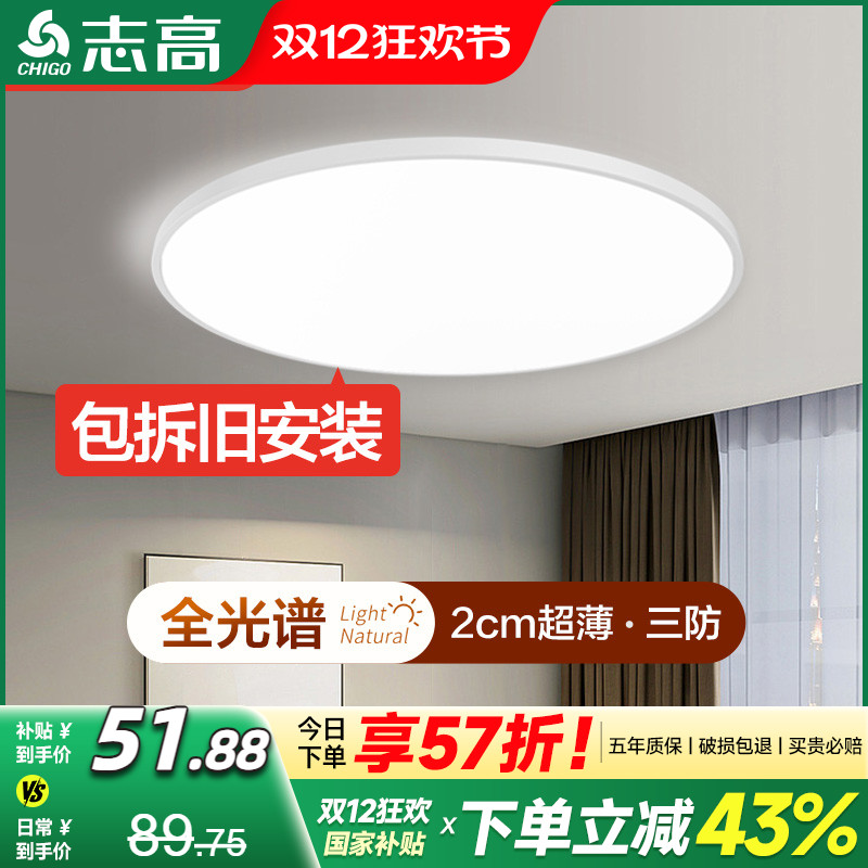 志高防蚊防尘过道走廊灯