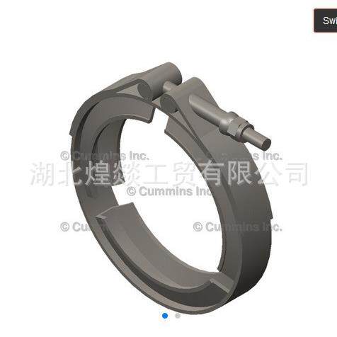供应康明斯QSK60柴油发动机总成发动机排气管卡子卡箍3089765
