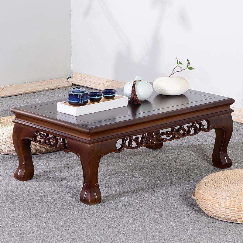 炕桌实木农村家用客厅中式飘窗桌榻榻米桌炕几小茶几小户型多功能