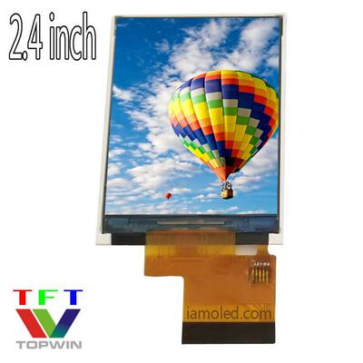 2.4英寸TFT-LCD全彩色液晶全视角点阵屏240x320小尺寸topwin拓微