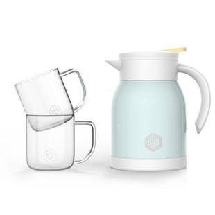 博堡(BOBER)萨克森茶水套装BSKS-TZ005双层保温660mL+200mL*2