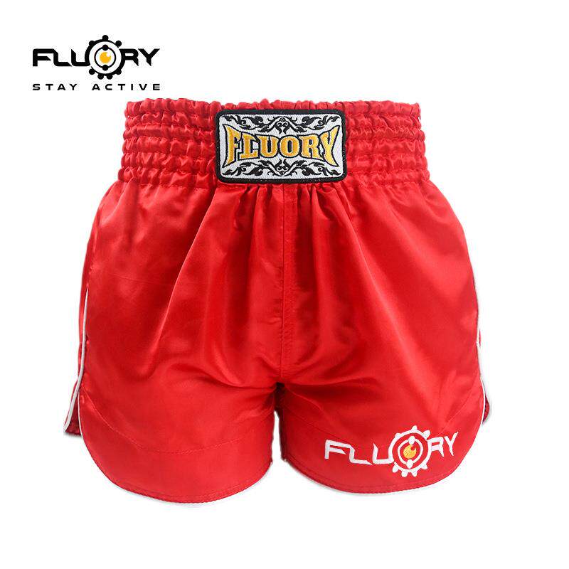 FLUORY火垒休闲泰拳短裤男女加内衬防走光搏击裤散打拳击服装