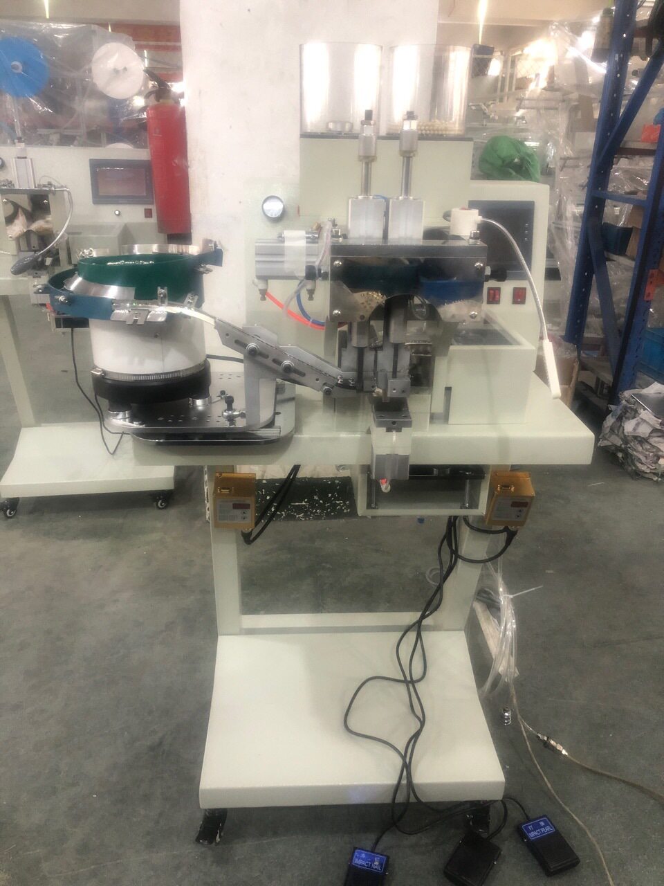 自动钉珠机多个功能磨具左右切换四爪钉水钻扣服装装饰