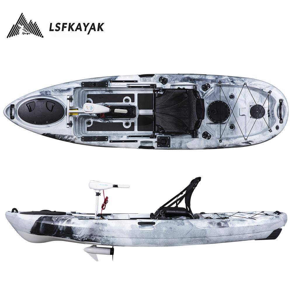 滚塑皮划艇塑料马达船塑料硬艇单人马达船马达艇马达动力皮划艇