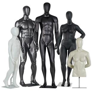 模特架全身女装假人男服装衣架大码人体模特道具展示架mannequin