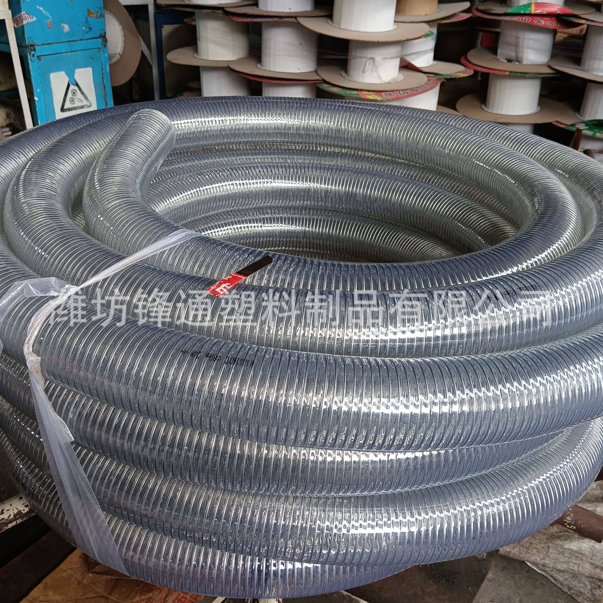 PVC透明钢丝管加厚输油管水泵进出水软管抗腐蚀真空抗负压塑料管