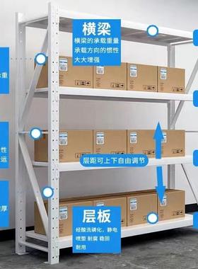 仓储料架五金快递置物架仓库多层货架自由调节组装便捷货架湖南