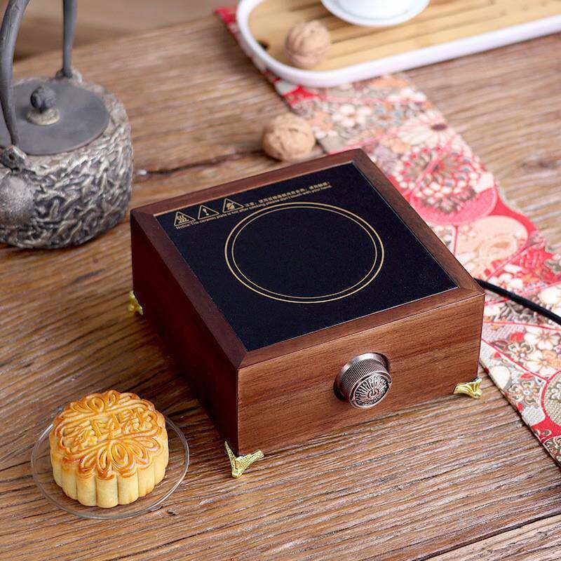 胡桃木电陶炉茶炉煮茶器实木智能烧水泡茶煮茶壶蒸茶养生壶煮茶炉