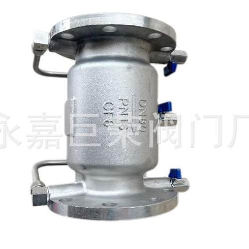 304不锈钢低阻力倒流防止器LHS743X-16P防止介质倒流法兰连接