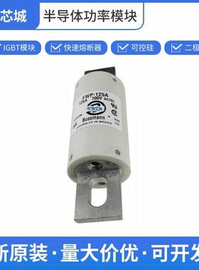 FWP-125A直流快速熔断器保险丝高压熔断器熔芯巴斯曼闪发