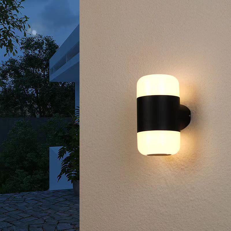 LED户外壁灯庭院大门防水露台过道灯现代简约家用楼梯阳台外墙灯