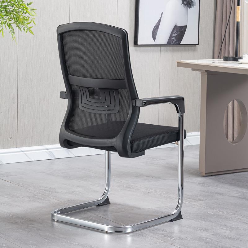办公椅子弓形椅简约会议椅职员椅透气网布宿舍凳电脑椅家用