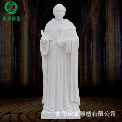 现货供应大理石圣像石雕教堂圣多玛斯石材圣母若瑟像
