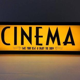 跨镜热卖 专业灯箱灯牌led灯生产CINEMA灯箱电影院广告招牌夜灯