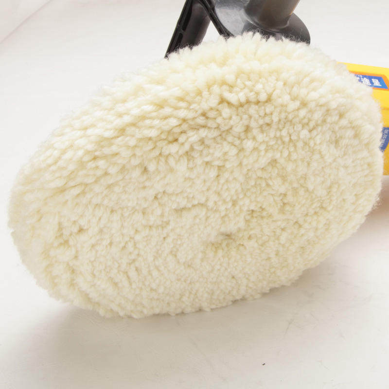 丰成汽车抛光羊毛线抛光轮瓷砖大理石抛光盘羊毛轮自粘魔术贴抛光