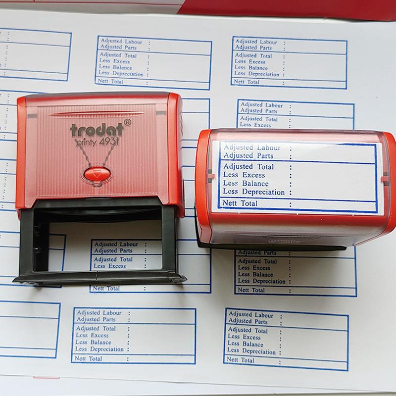 卓达印章4931文本回墨印翻盖印章文旅集章打卡文创图章方框表格章