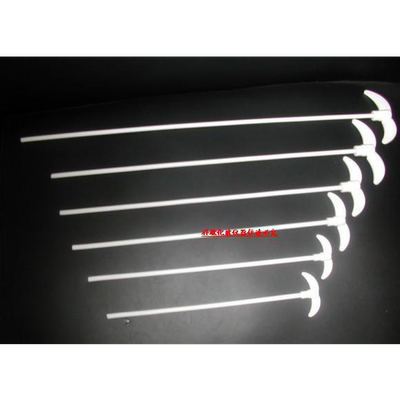 四氟搅拌棒 30cm 300mm四氟搅拌桨  桨叶宽65mm搅拌杆直径7-8mm