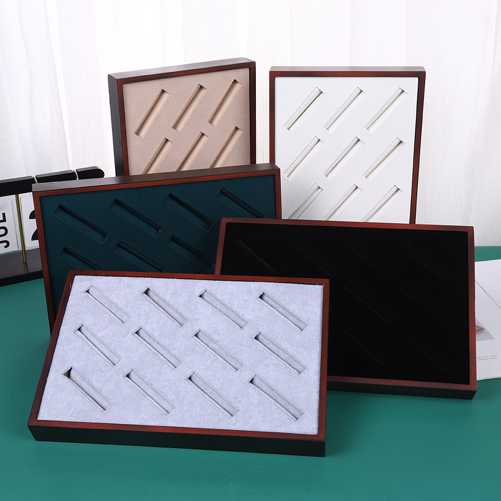 胡桃木色绒布首饰盘插式手镯戒指展示盘银饰手镯托盘珠宝饰品盘,饰品/流行首饰/时尚饰品新,首饰展示架,淘宝优惠券,粉丝福利购,淘宝优惠卷