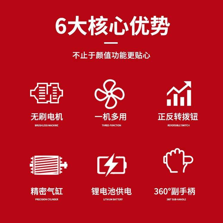 专用40V锂电重锤干活不累户外无线续航持久9828电动工具