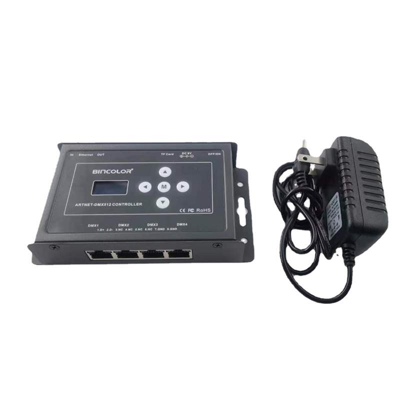 ArtNet-DMX512控制器 舞台像素灯转换器 DMX512控制器led灯