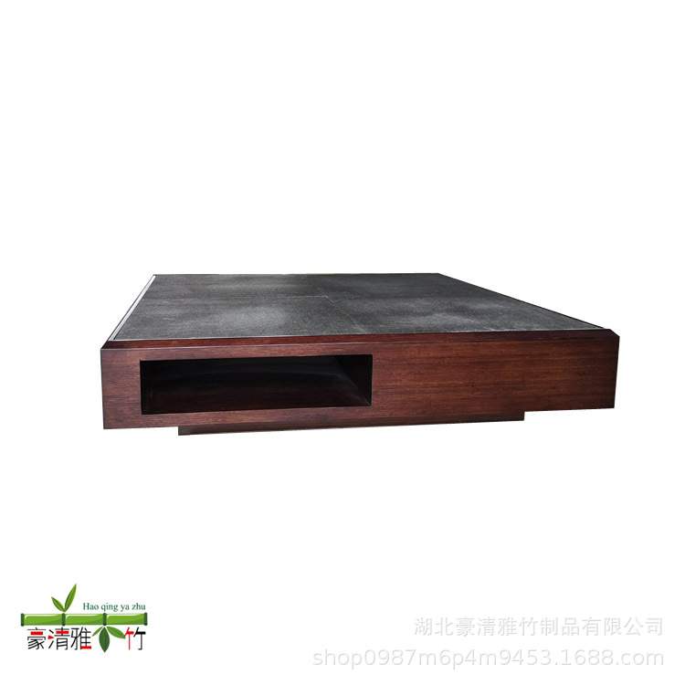 武汉立豪竹制品厂竹茶几竹方几竹木茶几乌金石茶几全屋楠竹家具