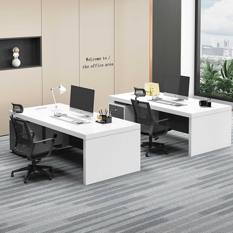 老板办公桌现代简约桌椅组合财务主管经理新中式电脑桌办公室桌子