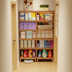 家具防尘书柜玻璃门实木书架置物架带门落地家用儿童客厅立柜