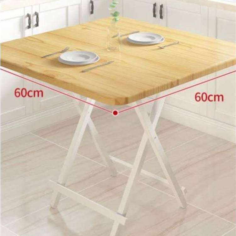 新疆包邮可折叠桌家用餐桌简易便携式饭桌客厅出租房正方形小户型