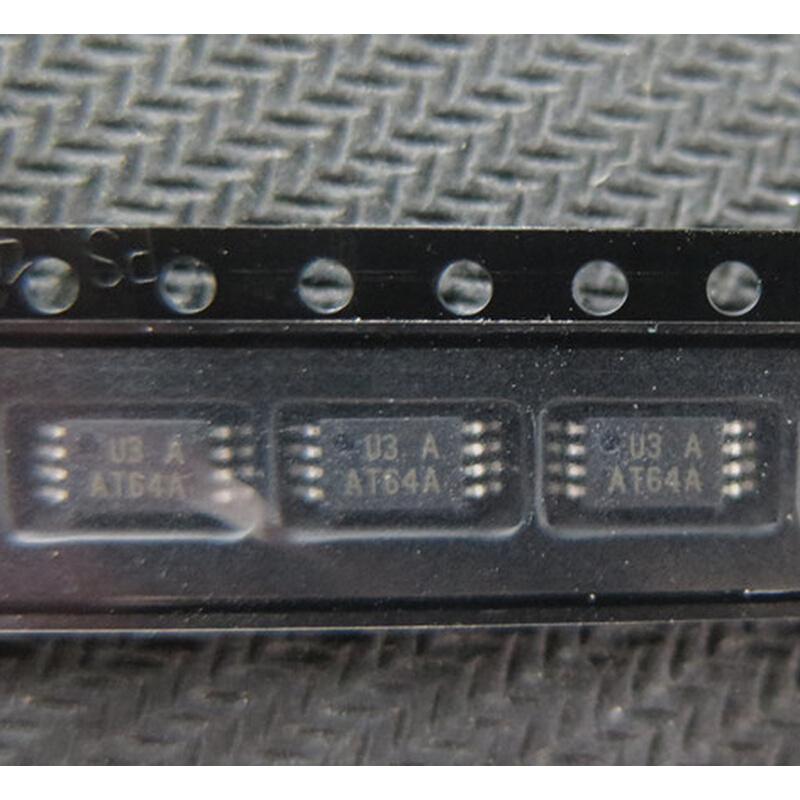 AT24C64A-10TU-2.7 AT64A AT24C64A TSSOP8原装串行EEPROM