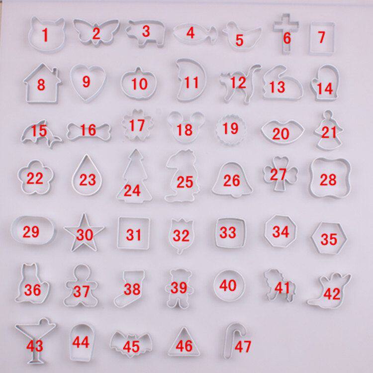 凤梨酥模具铝制饼干模 铝合金饼干压模曲奇模具立体印花饼干工具