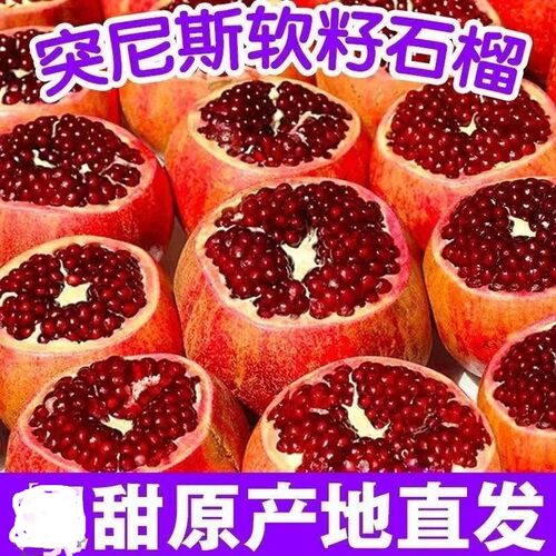 突尼斯软籽石榴新鲜水果当季