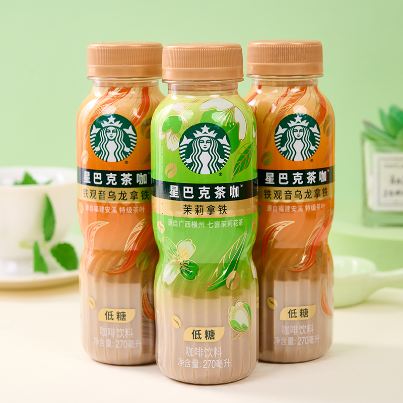 星巴克铁观音乌龙拿铁270ml*4瓶