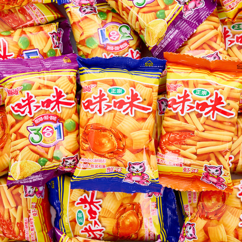 爱尚咪咪虾条蟹味粒小包虾味薯条