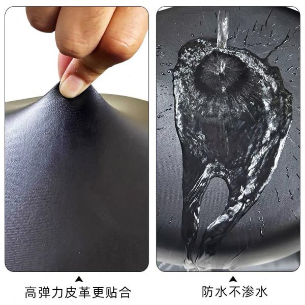 防水防晒皮套四季通用电动自行车耐磨款电瓶车座套座套简易皮革PU