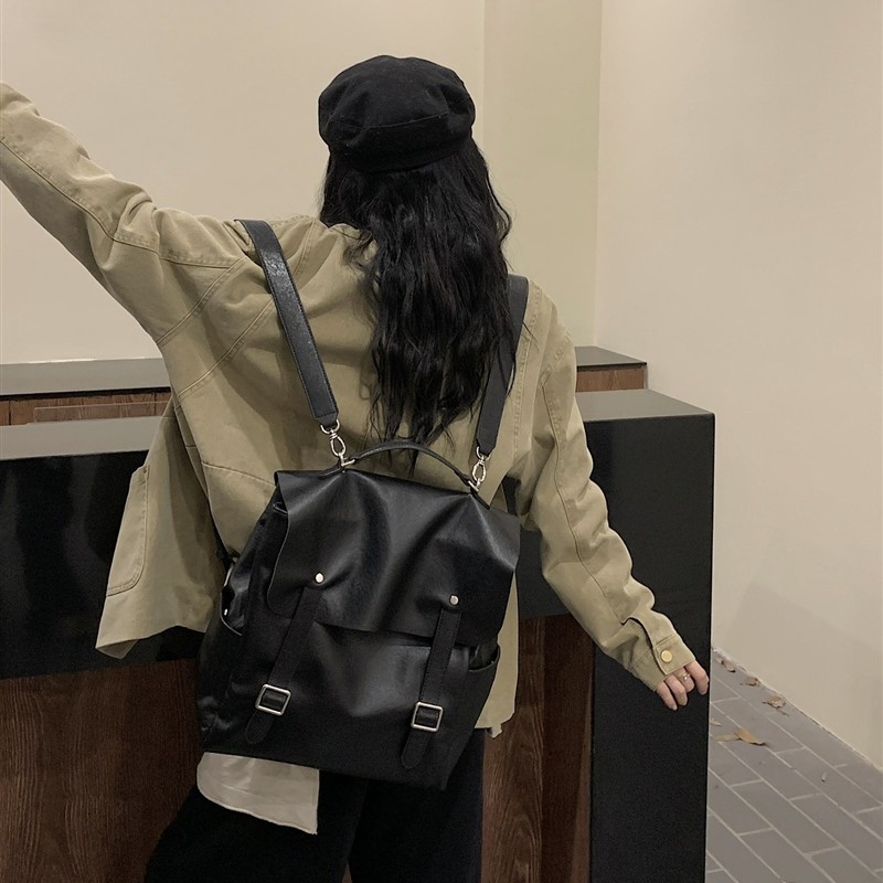 一包三用托特包双肩包男女同款双肩包女上班通勤背包大容量旅行电